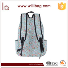 Двойной плечевой ремень пользовательские школа холст рюкзак для девочек